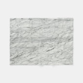 minimalistisch stijlvol, modern kerkgrijs marmer fleece deken (Voorkant (Horizontaal))