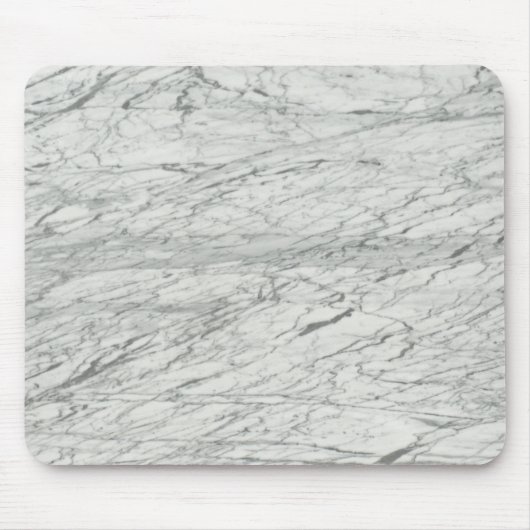 minimalistisch stijlvol, modern kerkgrijs marmer muismat (Voorkant)