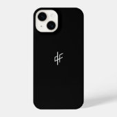 Minimalistisch & stijlvol QLF PNL-ontwerp iPhone Hoesje (Achterkant)