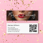 minimalistisch stijlvol qr-codesmaak foto van arti mini visitekaartje