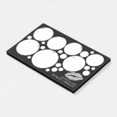 minimalistisch | Stijlvolle witte lips Moderne Age Post-it® Notes (Schuin)