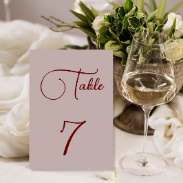 Minimalistisch stoffig Roos Kaart