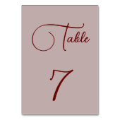 Minimalistisch stoffig Roos Kaart (Voorkant)