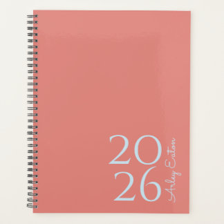 Minimalistisch stoffig Roos op maat persoonlijk Ma Planner