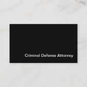 Minimalistisch strafrechtprocureur visitekaartje (Voorkant)