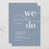 Minimalistisch Stusty Blue dat we gebruiken voor k Kaart (Voorkant / Achterkant)