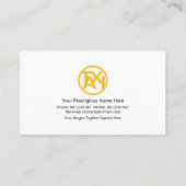 Minimalistisch stuurprogramma voor groene taxiloka visitekaartje (Achterkant)