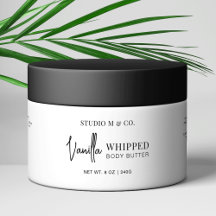 Minimalistisch Suiker Scrub Body Butter Jar Wrap L