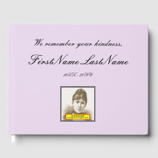 Minimalistisch sympathieboek gastenboek (Voorkant)