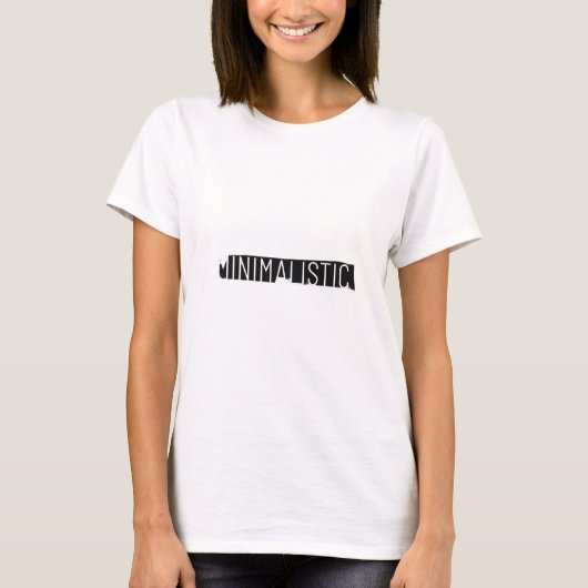 Minimalistisch T-shirt (Voorkant)