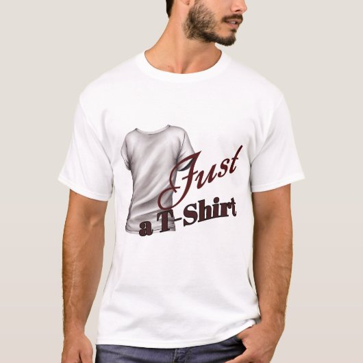 Minimalistisch T-Shirt Design - 'Just a T-Shirt' S (Voorkant)