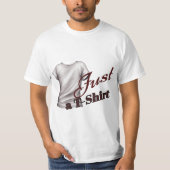 Minimalistisch T-Shirt Design - 'Just a T-Shirt' S (Voorkant)