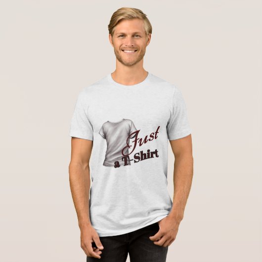 Minimalistisch T-Shirt Design - 'Just a T-Shirt' S (Voorkant volledig)