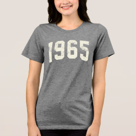 Minimalistisch T-shirt uit 1965 | 60e verjaardag c