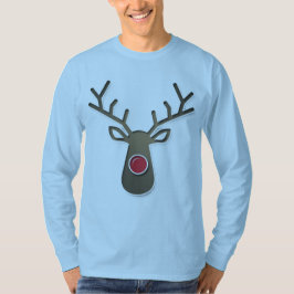 Minimalistisch T-shirt voor kerstrendieren