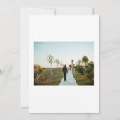 Minimalistisch Tafelnummer Bruiloft – Elegant Zwar (Achterkant)