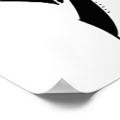 Minimalistisch Tattoo Poster Dandelion (Hoek)