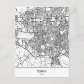 minimalistisch Teheran Iran Briefkaart (Voorkant)