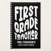 Minimalistisch Tekstontwerp voor Eerstegraads Lera Planner (Voorkant)