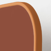 Minimalistisch Terracotta Modern Monogram Pickleball Paddle (Links Detail)
