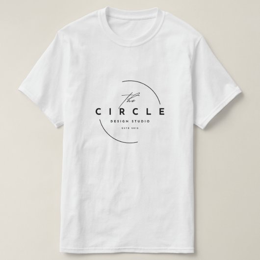 Minimalistisch The Circle Design Studio Logo - Mod T-shirt (Design voorkant)