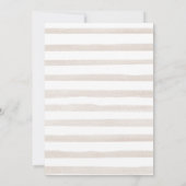 Minimalistisch thema rond de geboorte van White an Kaart (Achterkant)