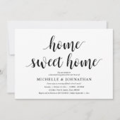 Minimalistisch thuis zoete thuis housewarmingfeest kaart (Voorkant)