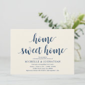 Minimalistisch thuis zoete thuis housewarmingfeest kaart (Staand voorkant)