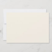Minimalistisch thuis zoete thuis housewarmingfeest kaart (Achterkant)
