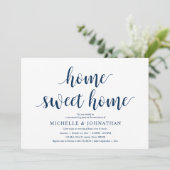Minimalistisch thuis zoete thuis housewarmingfeest kaart (Staand voorkant)