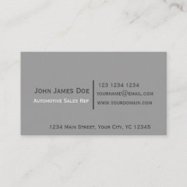 minimalistisch | Trendy Black Gray Modern Attorney Visitekaartje