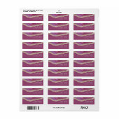 Minimalistisch trendy chassis marmer agate etiket (Full Sheet)