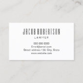 Minimalistisch trendy pastelroze modern visitekaar visitekaartje (Achterkant)