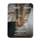 Minimalistisch Trendy Vervang de Foto Vrijgezellen Magneet (Verticaal)