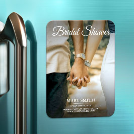 Minimalistisch Trendy Vervang de Foto Vrijgezellen Magneet