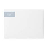 Minimalistisch Trouwretouradres (Voorkant)