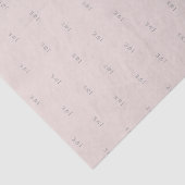 Minimalistisch trouwtissuepapier | Warm roze Tissuepapier (Detail)