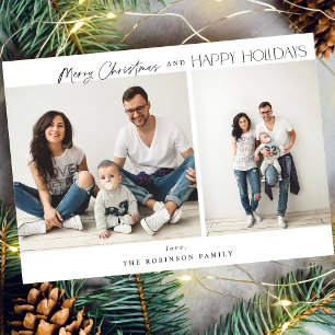 Minimalistisch twee-fotokerst