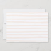  minimalistisch typemachine Baby shower Bedankkaart (Achterkant)