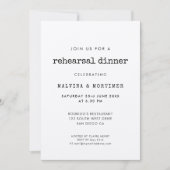 minimalistisch typemachineslepleet kaart (Voorkant)