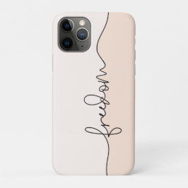 Minimalistisch typografie-ontwerp voor vrijheid Case-Mate iPhone case