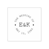Minimalistisch Typografisch Weddenschap Emblem Rub Rubberstempel (Afrduk)