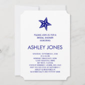 Minimalistisch uitnodigen van de Starfish Bridal-d Kaart (Voorkant)