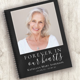 Minimalistisch Uitvaartmonument Gastenboek Notitieboek