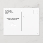 MINIMALISTISCH | VAKANTIE | VREDE HOOP LIEFDE | FO FEESTDAGENKAART (Achterkant)