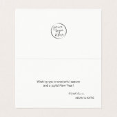 MINIMALISTISCH | VAKANTIE | VREDE HOOP LIEFDE | FO KAART (Binnenkant ongevouwen)