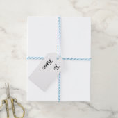 Minimalistisch van en naar cadeau-Labels Cadeaulabel (Met Touw)