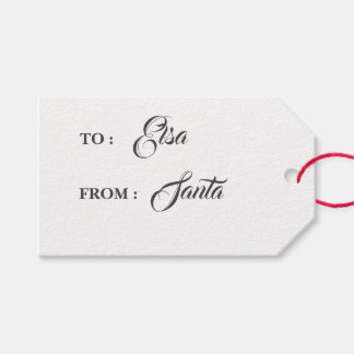 Minimalistisch van kerstcadeauLabel voor kerstmis Cadeaulabel