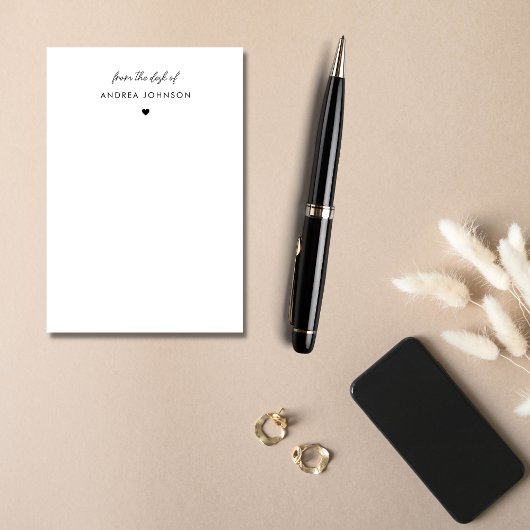 Minimalistisch vanaf de bureau van het moderne man post-it® notes