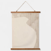 Minimalistisch vassilhouet hangend wandkleed (Voorkant)